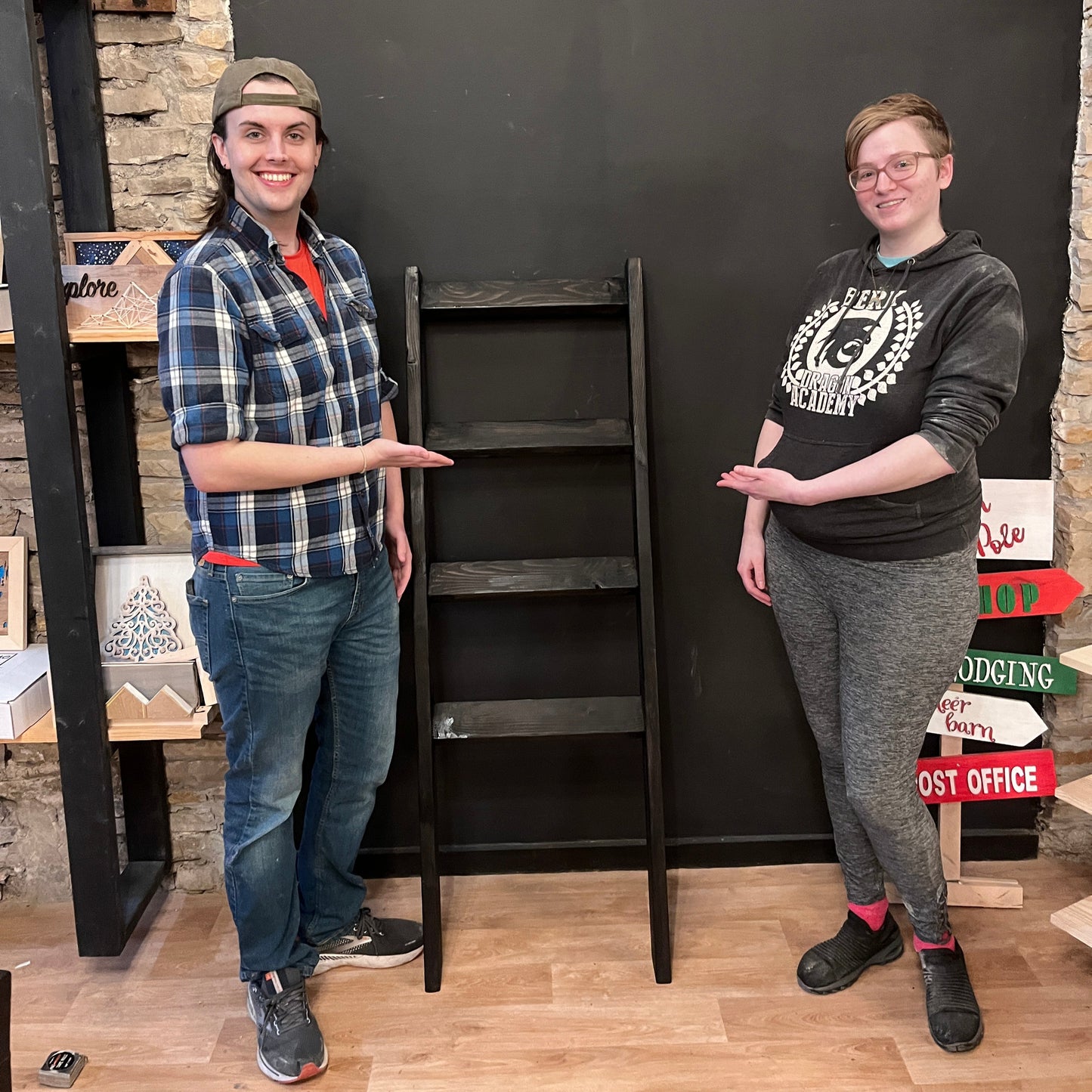 DIY Blanket Ladder Workshop