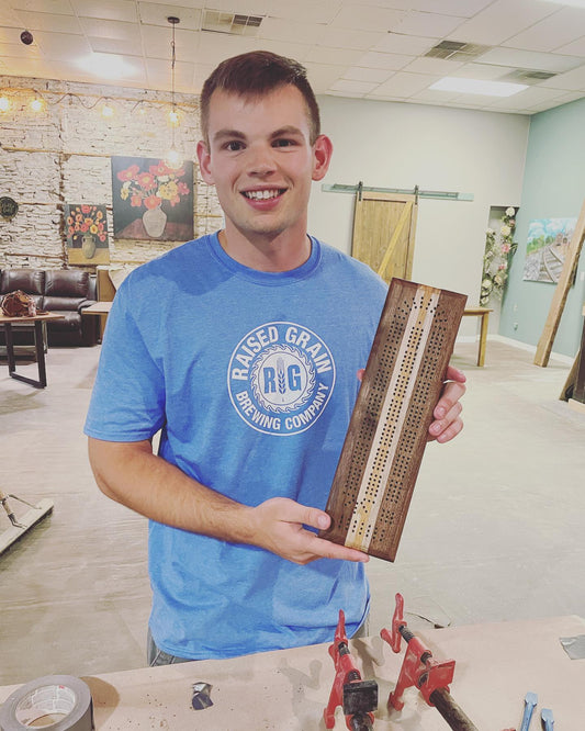 Cribbage Board Workshop: Glue-Up Style