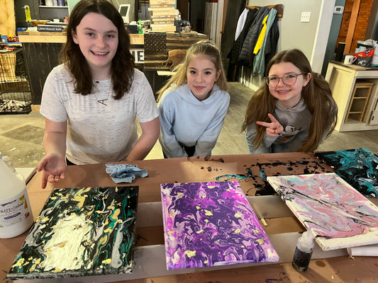 Kids' Acrylic Pour Painting 101