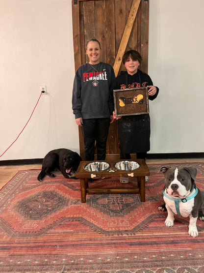 Raised Dog Bowl Workshop