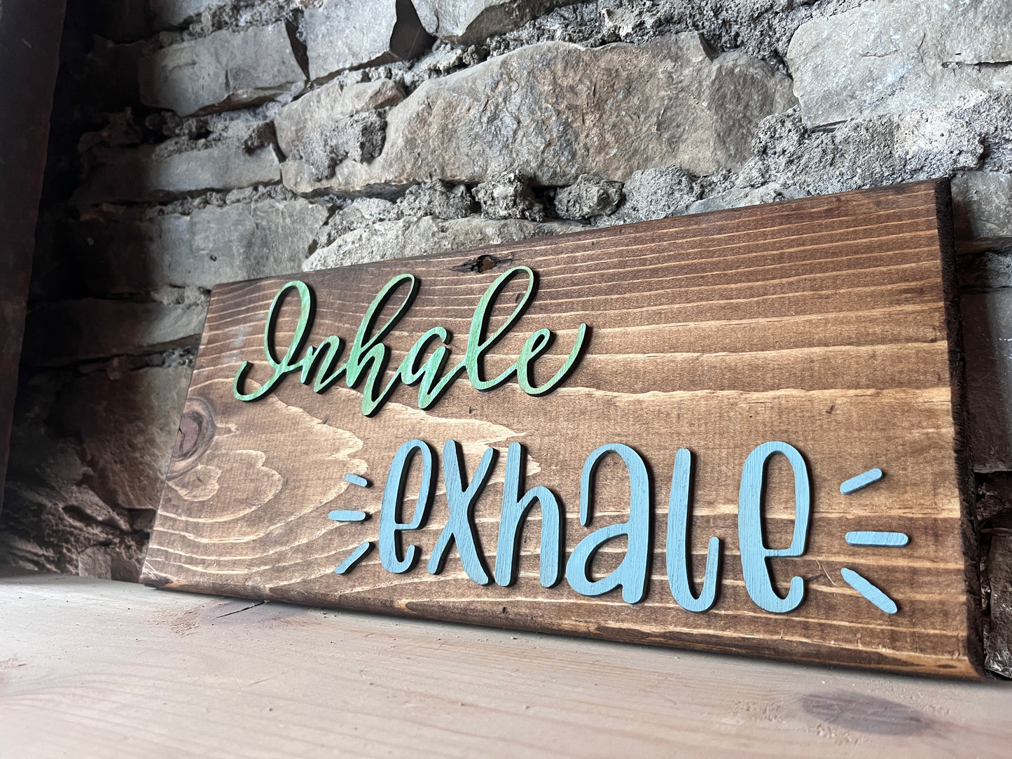 Sign Painting: Inhale, Exhale