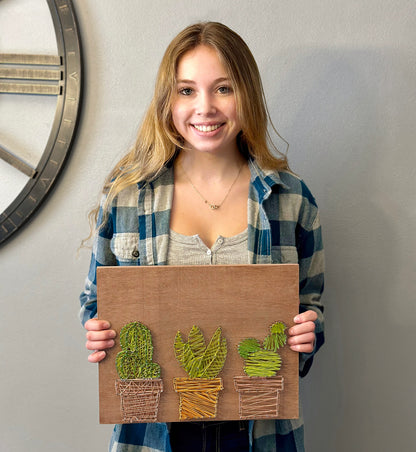 Take + Create Kit: Succulent String Art