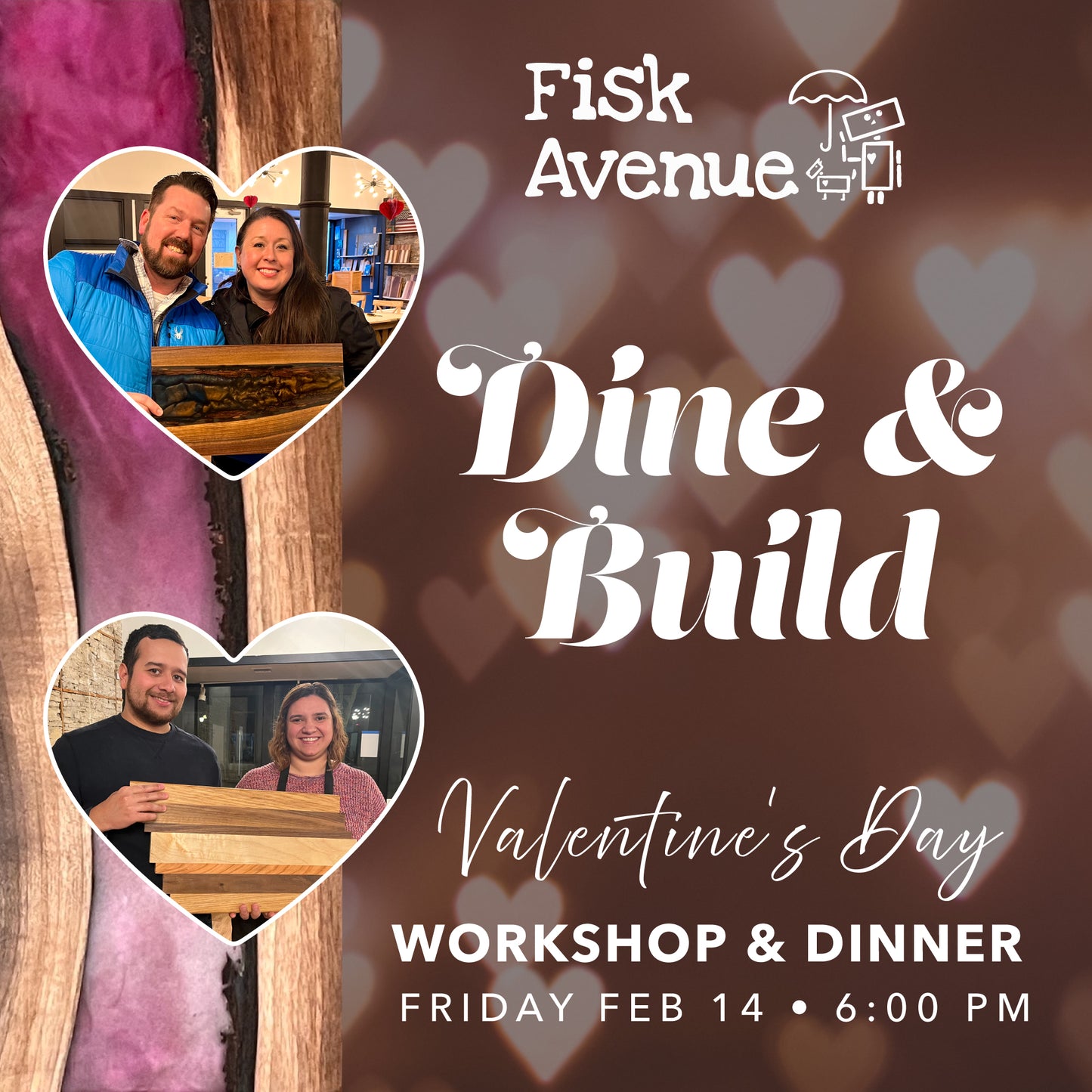 Valentine's Day Dine & Build Event