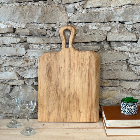 Live Edge Handle Charcuterie Board