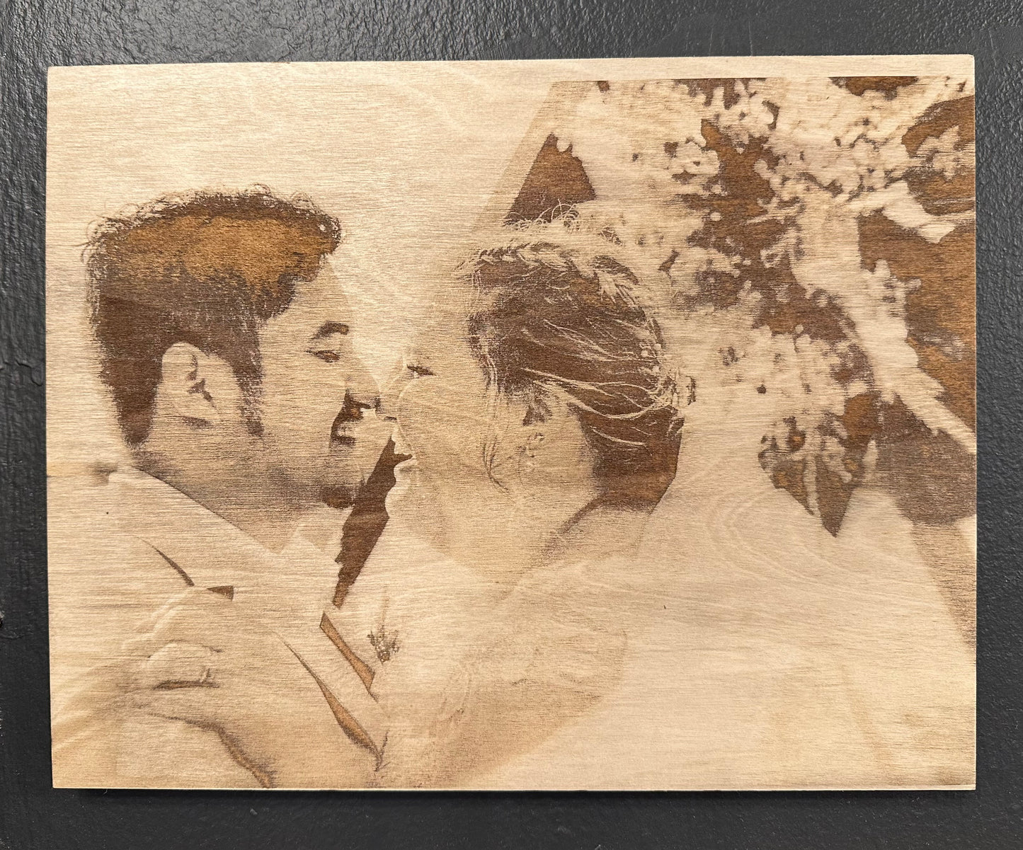 Custom Laser Engraved Portrait Art